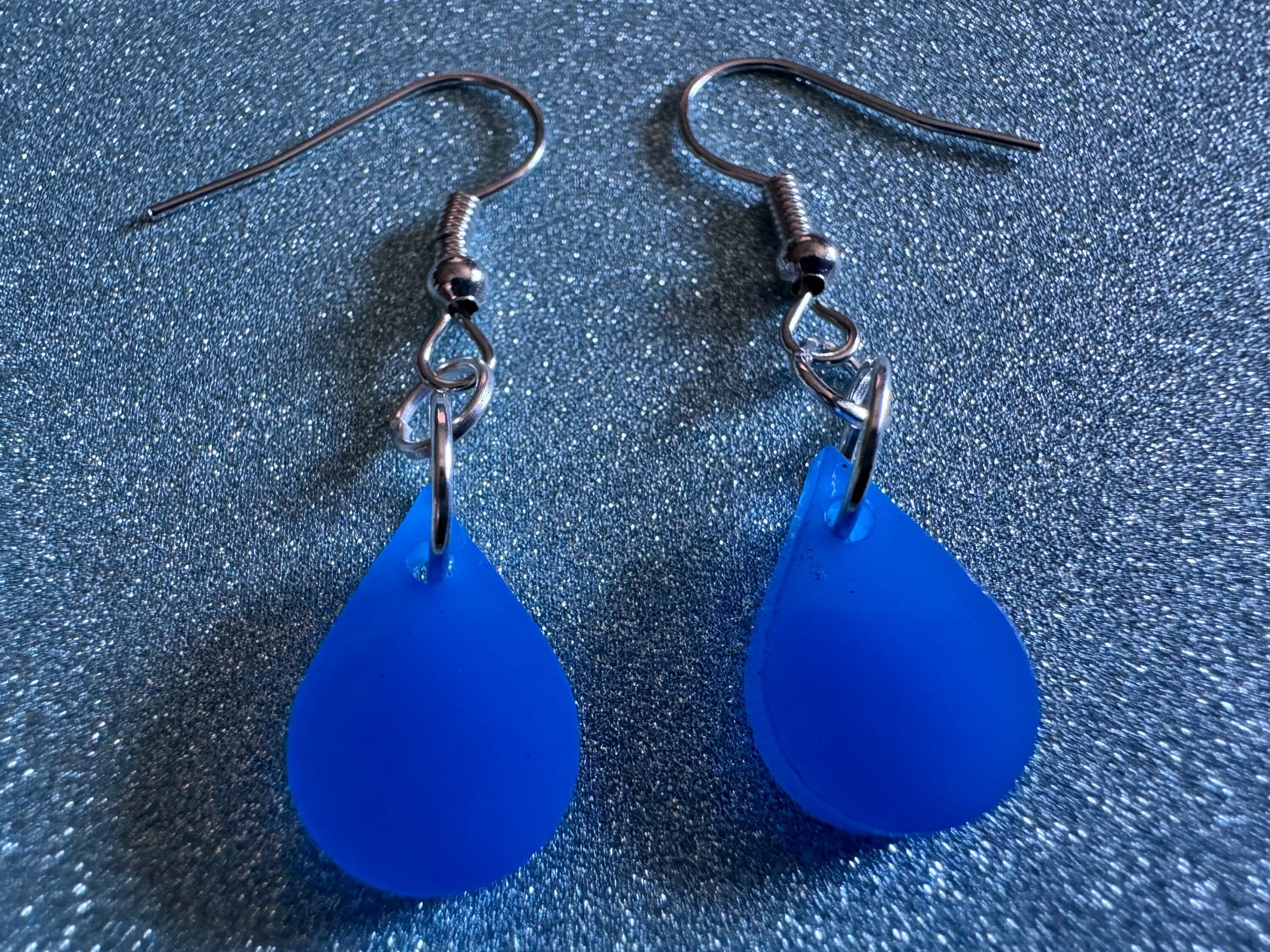 Rain Earrings: Laser Cut Acrylic Raindrops, Rain Drops, Drop, Tear, Stormy Weather, Raining, Rain Storm, Cold, Best Gifts for Her/Him/Them