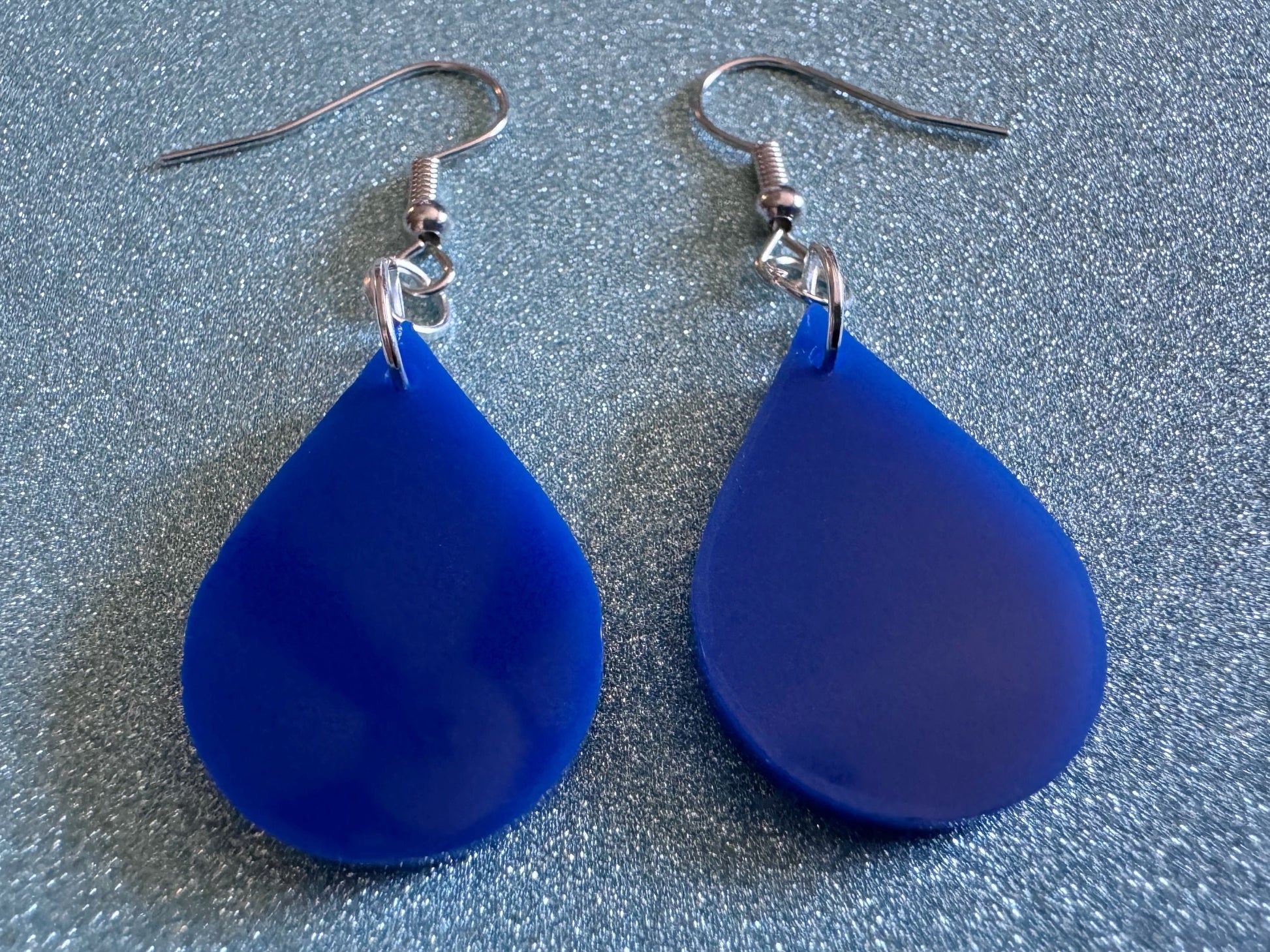 Rain Earrings: Laser Cut Acrylic Raindrops, Rain Drops, Drop, Tear, Stormy Weather, Raining, Rain Storm, Cold, Best Gifts for Her/Him/Them