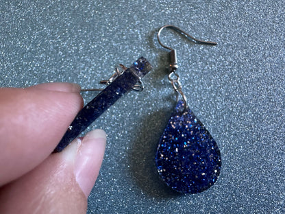 Rain Earrings: Laser Cut Acrylic Raindrops, Rain Drops, Drop, Tear, Stormy Weather, Raining, Rain Storm, Cold, Best Gifts for Her/Him/Them