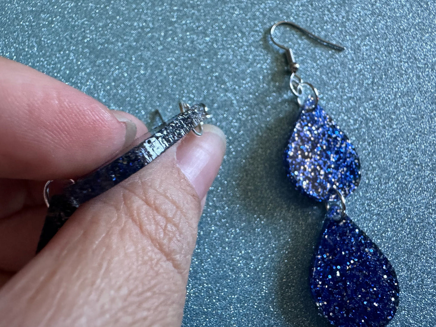 Rain Earrings: Laser Cut Acrylic Raindrops, Rain Drops, Drop, Tear, Stormy Weather, Raining, Rain Storm, Cold, Best Gifts for Her/Him/Them