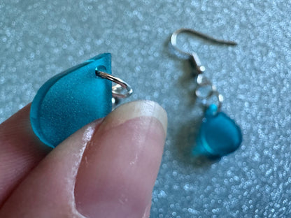 Rain Earrings: Laser Cut Acrylic Raindrops, Rain Drops, Drop, Tear, Stormy Weather, Raining, Rain Storm, Cold, Best Gifts for Her/Him/Them