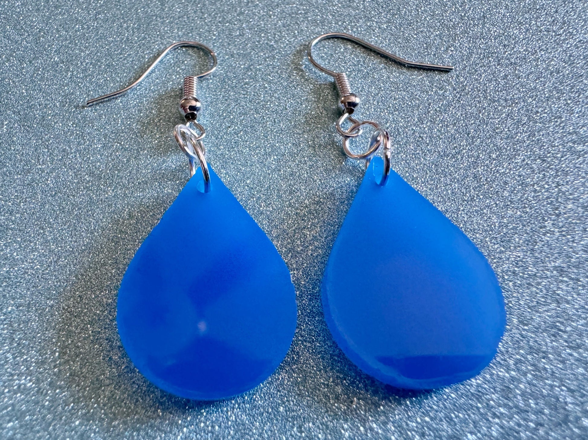 Rain Earrings: Laser Cut Acrylic Raindrops, Rain Drops, Drop, Tear, Stormy Weather, Raining, Rain Storm, Cold, Best Gifts for Her/Him/Them