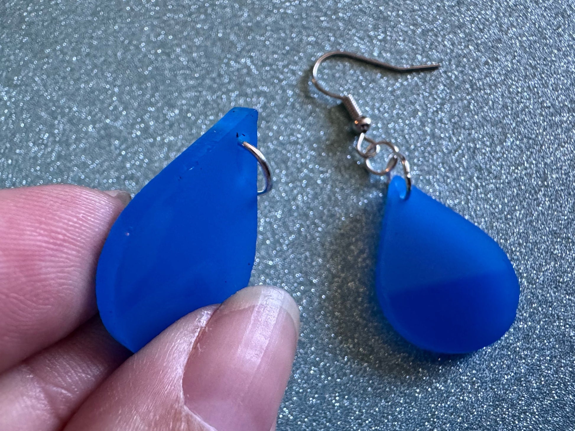 Rain Earrings: Laser Cut Acrylic Raindrops, Rain Drops, Drop, Tear, Stormy Weather, Raining, Rain Storm, Cold, Best Gifts for Her/Him/Them
