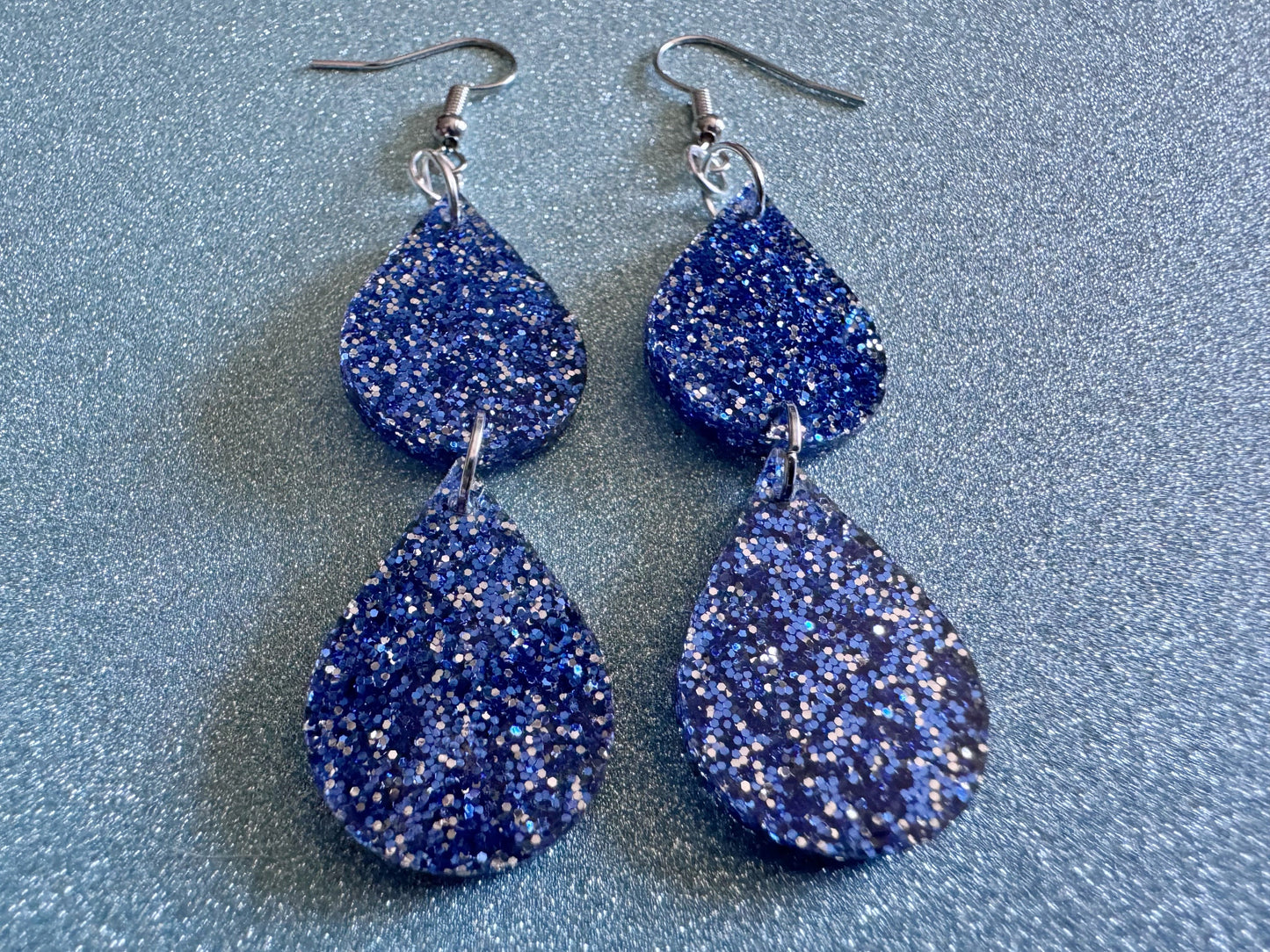 Rain Earrings: Laser Cut Acrylic Raindrops, Rain Drops, Drop, Tear, Stormy Weather, Raining, Rain Storm, Cold, Best Gifts for Her/Him/Them