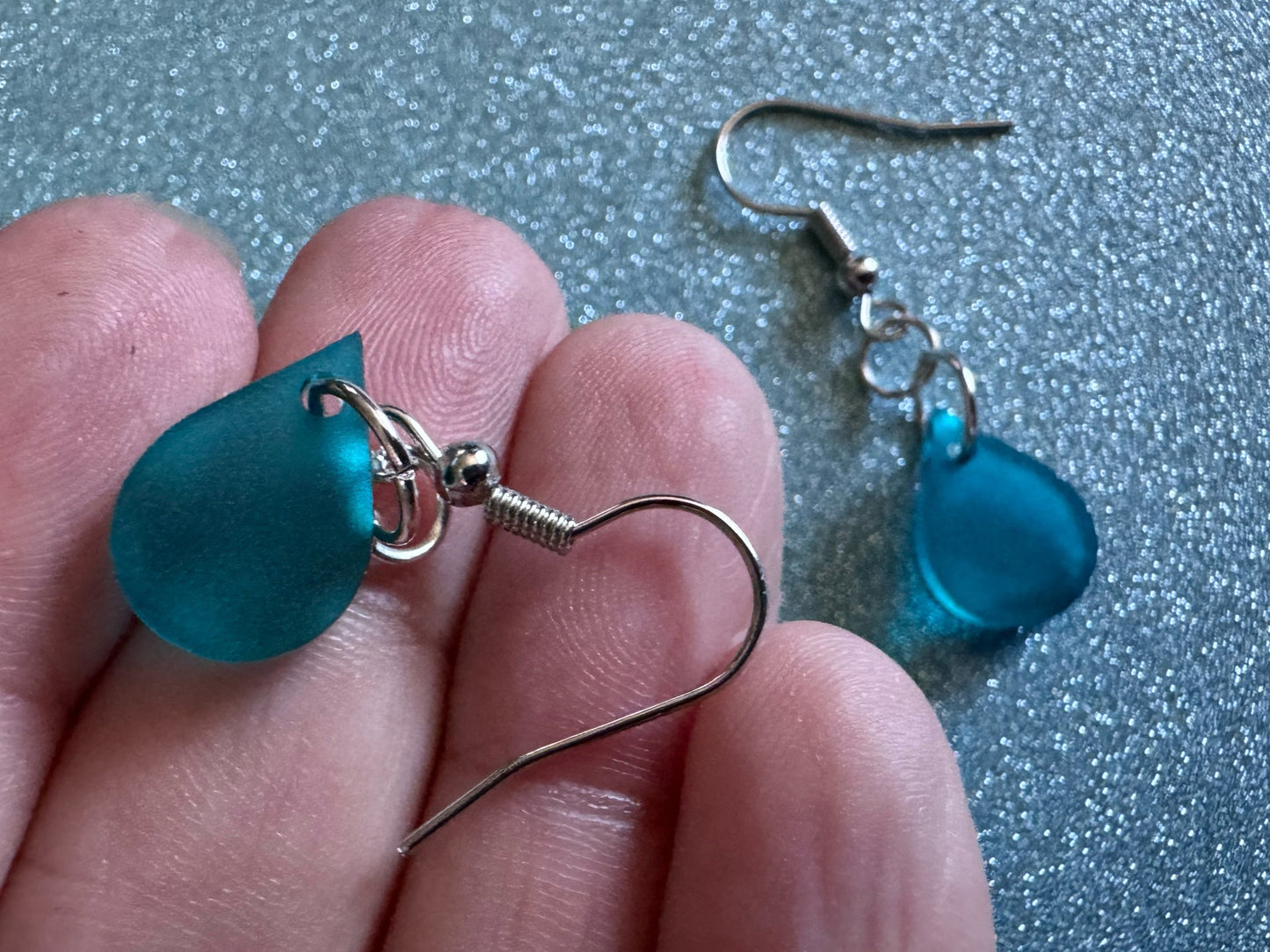 Rain Earrings: Laser Cut Acrylic Raindrops, Rain Drops, Drop, Tear, Stormy Weather, Raining, Rain Storm, Cold, Best Gifts for Her/Him/Them