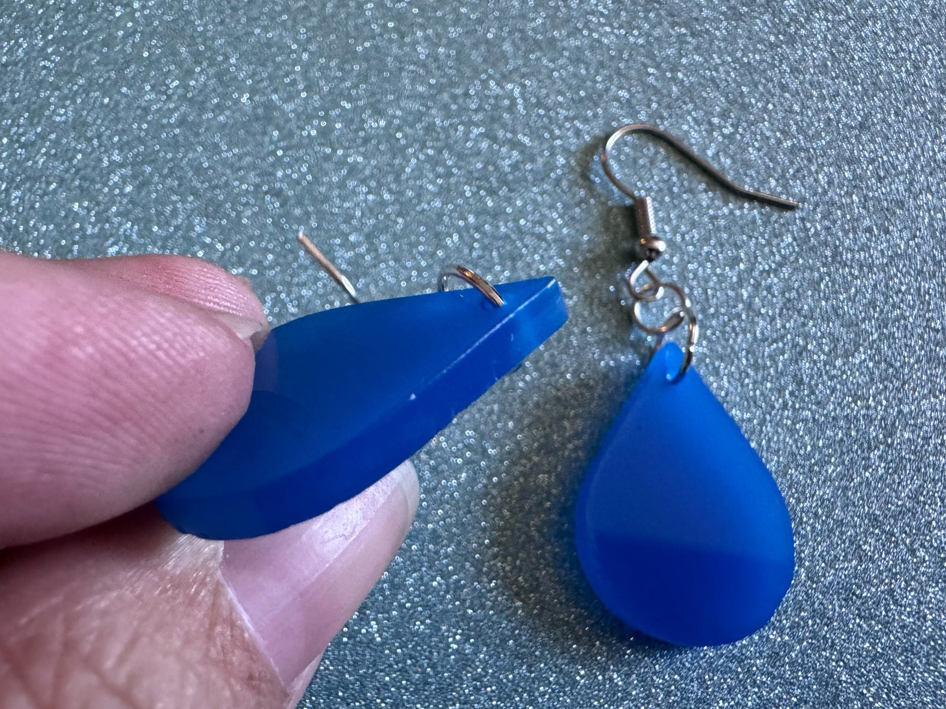 Rain Earrings: Laser Cut Acrylic Raindrops, Rain Drops, Drop, Tear, Stormy Weather, Raining, Rain Storm, Cold, Best Gifts for Her/Him/Them