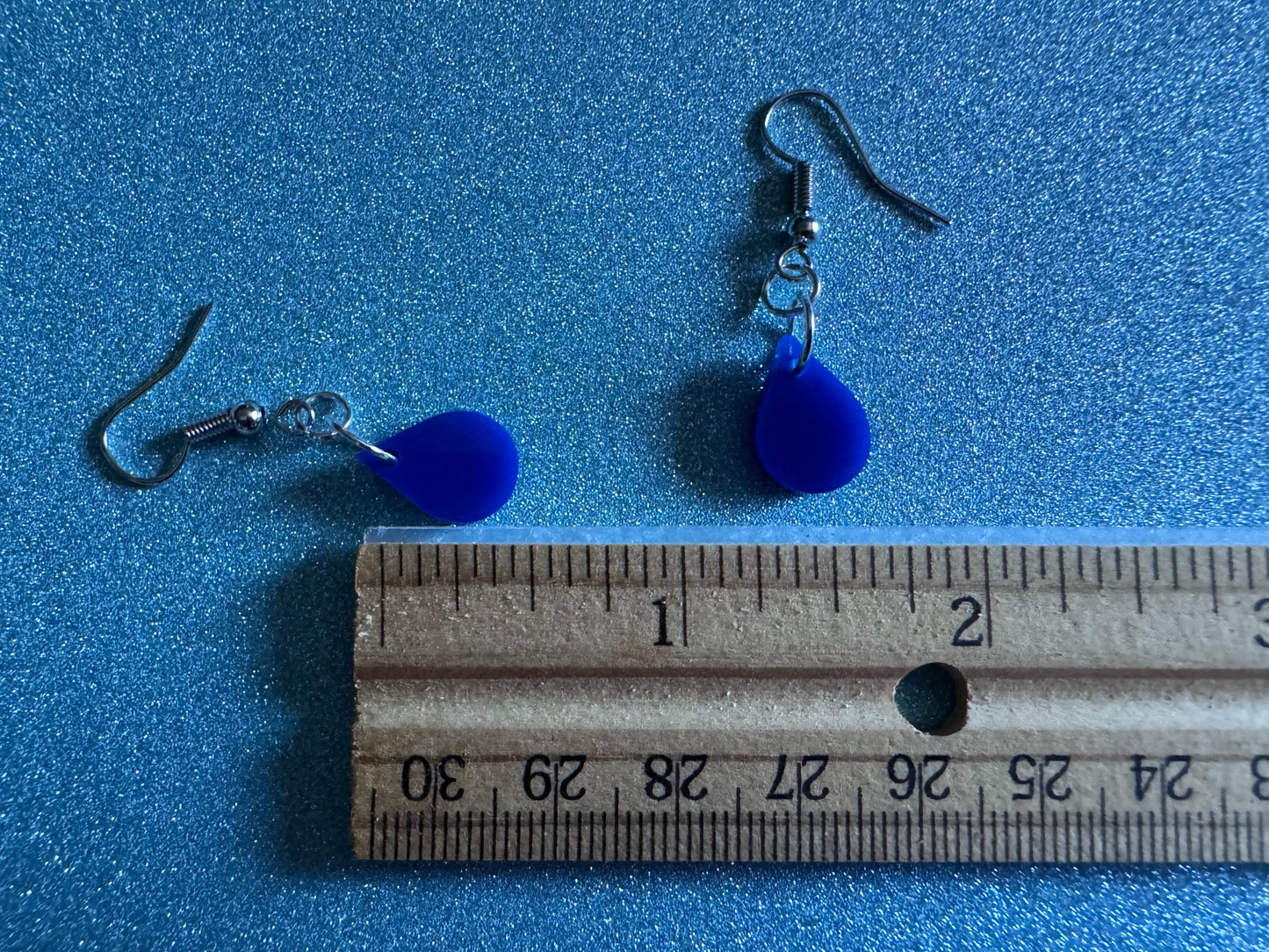 Rain Earrings: Laser Cut Acrylic Raindrops, Rain Drops, Drop, Tear, Stormy Weather, Raining, Rain Storm, Cold, Best Gifts for Her/Him/Them