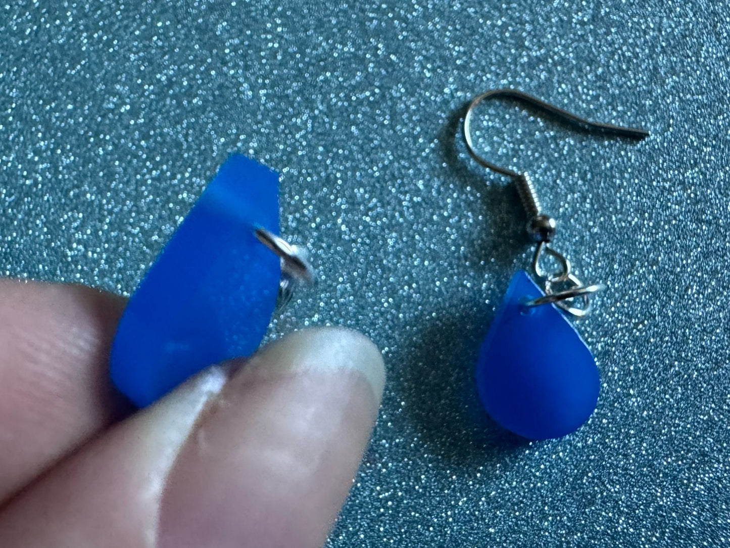 Rain Earrings: Laser Cut Acrylic Raindrops, Rain Drops, Drop, Tear, Stormy Weather, Raining, Rain Storm, Cold, Best Gifts for Her/Him/Them