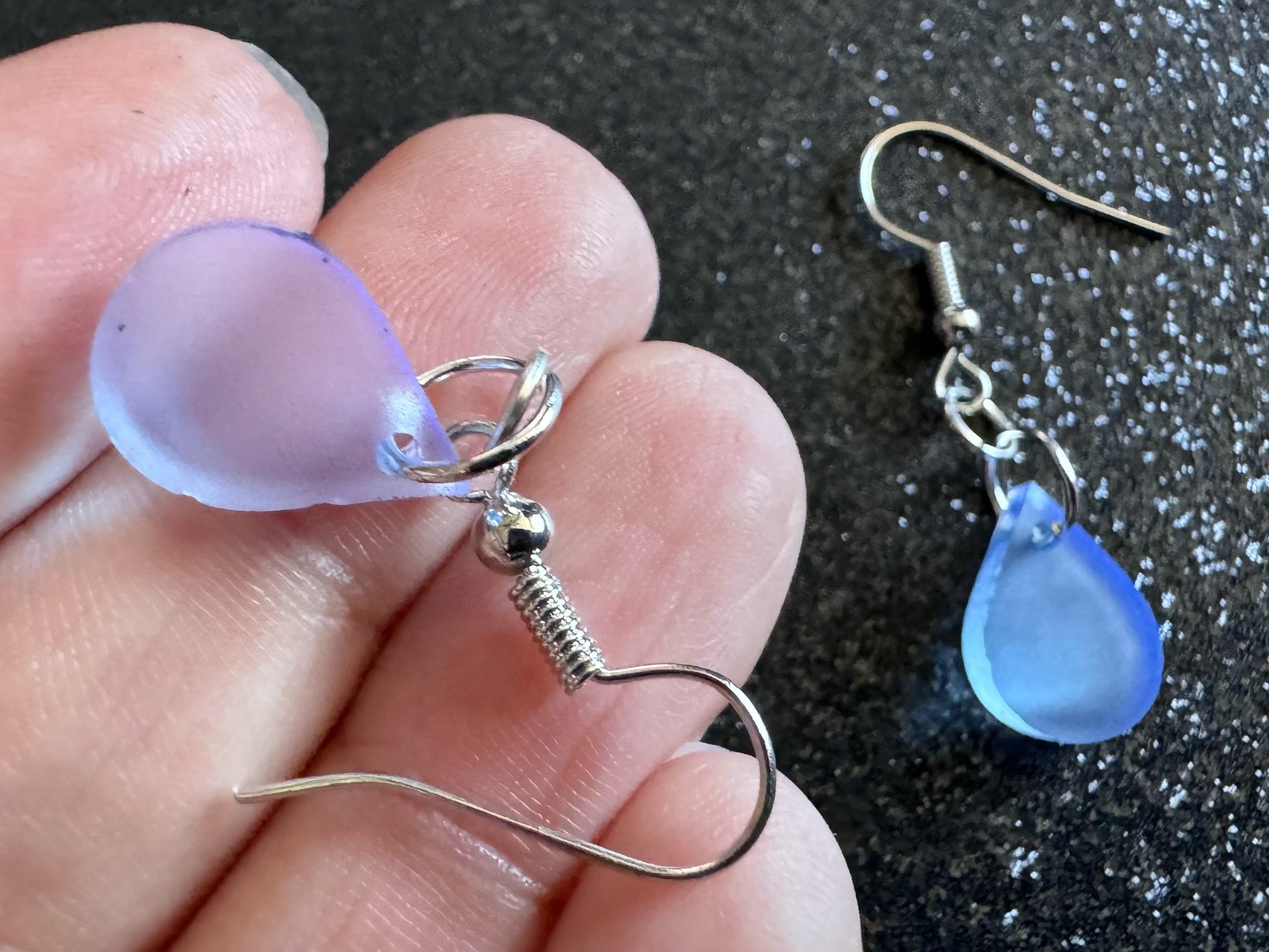 Rain Earrings: Laser Cut Acrylic Raindrops, Rain Drops, Drop, Tear, Stormy Weather, Raining, Rain Storm, Cold, Best Gifts for Her/Him/Them