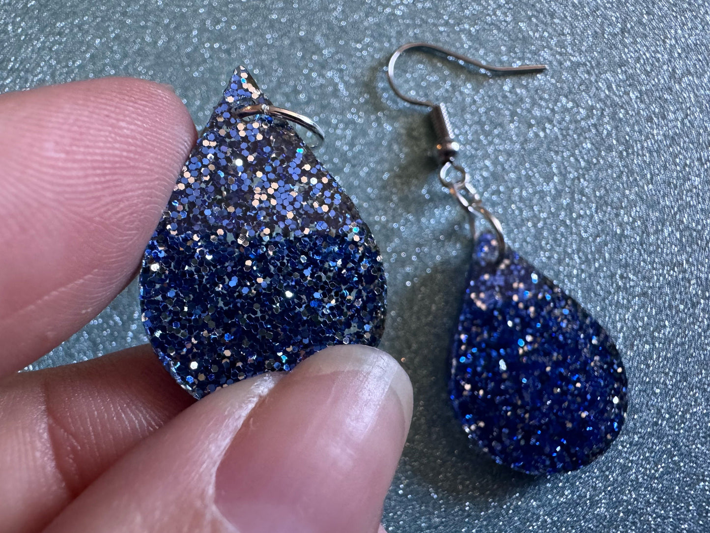 Rain Earrings: Laser Cut Acrylic Raindrops, Rain Drops, Drop, Tear, Stormy Weather, Raining, Rain Storm, Cold, Best Gifts for Her/Him/Them