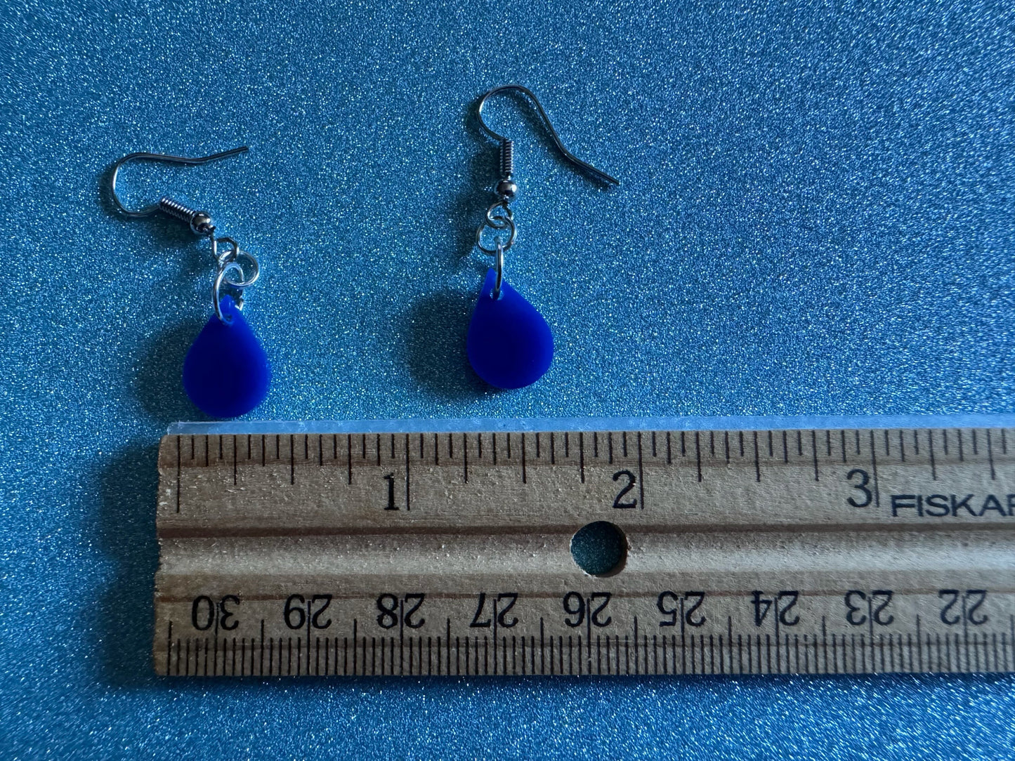 Rain Earrings: Laser Cut Acrylic Raindrops, Rain Drops, Drop, Tear, Stormy Weather, Raining, Rain Storm, Cold, Best Gifts for Her/Him/Them