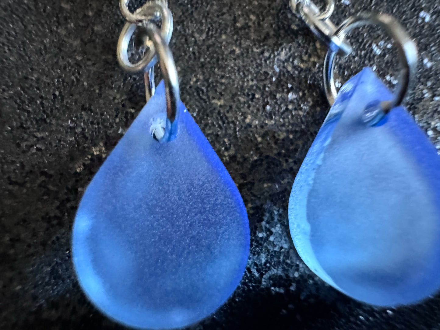 Rain Earrings: Laser Cut Acrylic Raindrops, Rain Drops, Drop, Tear, Stormy Weather, Raining, Rain Storm, Cold, Best Gifts for Her/Him/Them