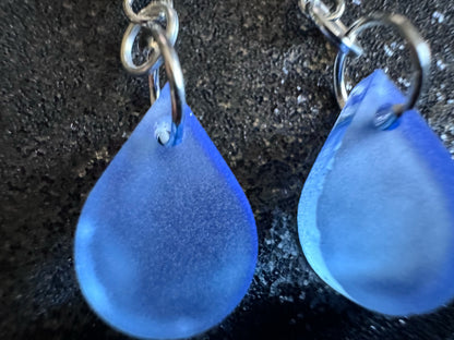 Rain Earrings: Laser Cut Acrylic Raindrops, Rain Drops, Drop, Tear, Stormy Weather, Raining, Rain Storm, Cold, Best Gifts for Her/Him/Them
