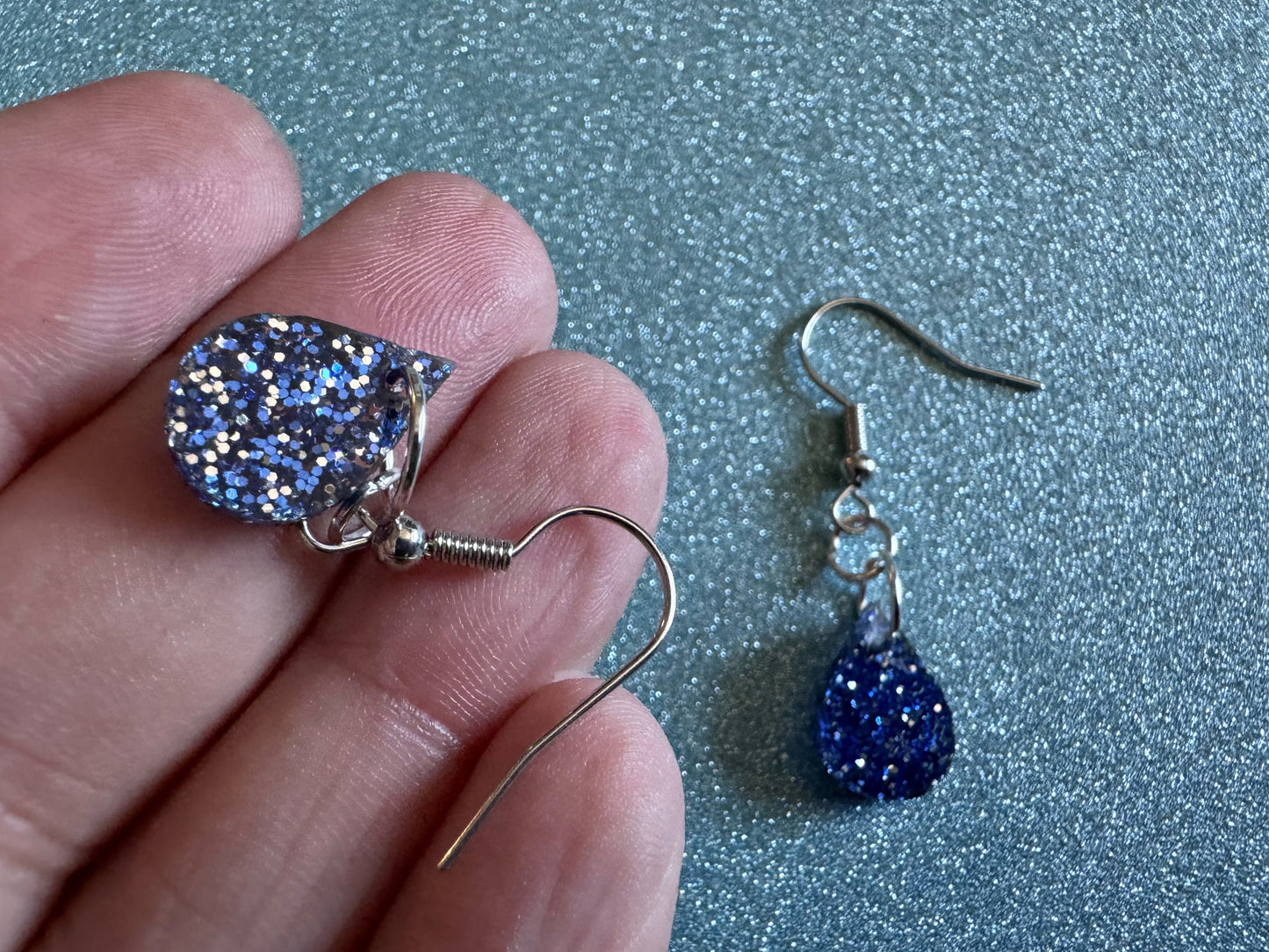 Rain Earrings: Laser Cut Acrylic Raindrops, Rain Drops, Drop, Tear, Stormy Weather, Raining, Rain Storm, Cold, Best Gifts for Her/Him/Them