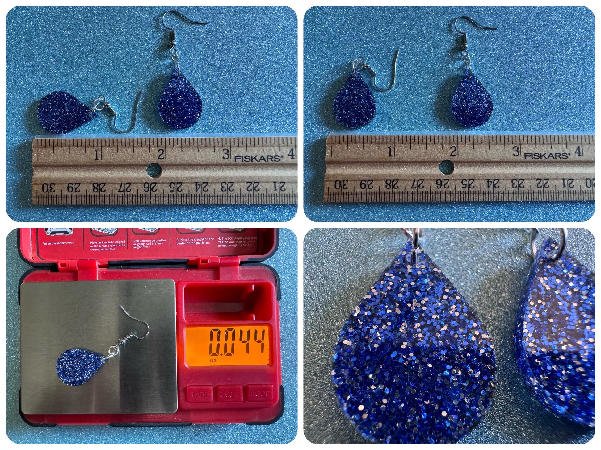Rain Earrings: Laser Cut Acrylic Raindrops, Rain Drops, Drop, Tear, Stormy Weather, Raining, Rain Storm, Cold, Best Gifts for Her/Him/Them