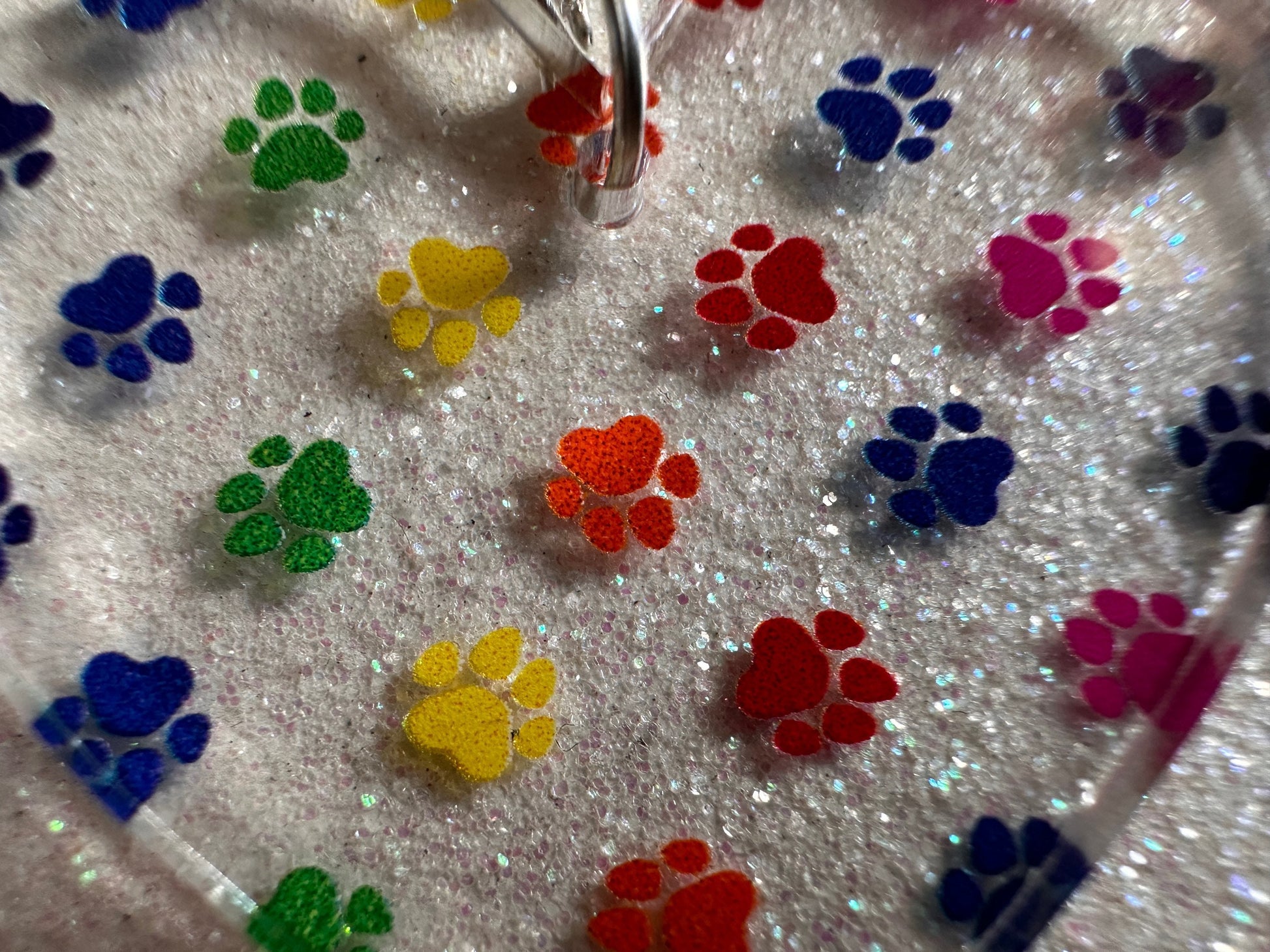 Rainbow Dog Paw Earrings: Laser Cut Acrylic Paw Prints, Dogs, Doggo, Dog Lover, Pet, Pets, Cat, Animal, Love, Best Gifts for Her/Him/Them
