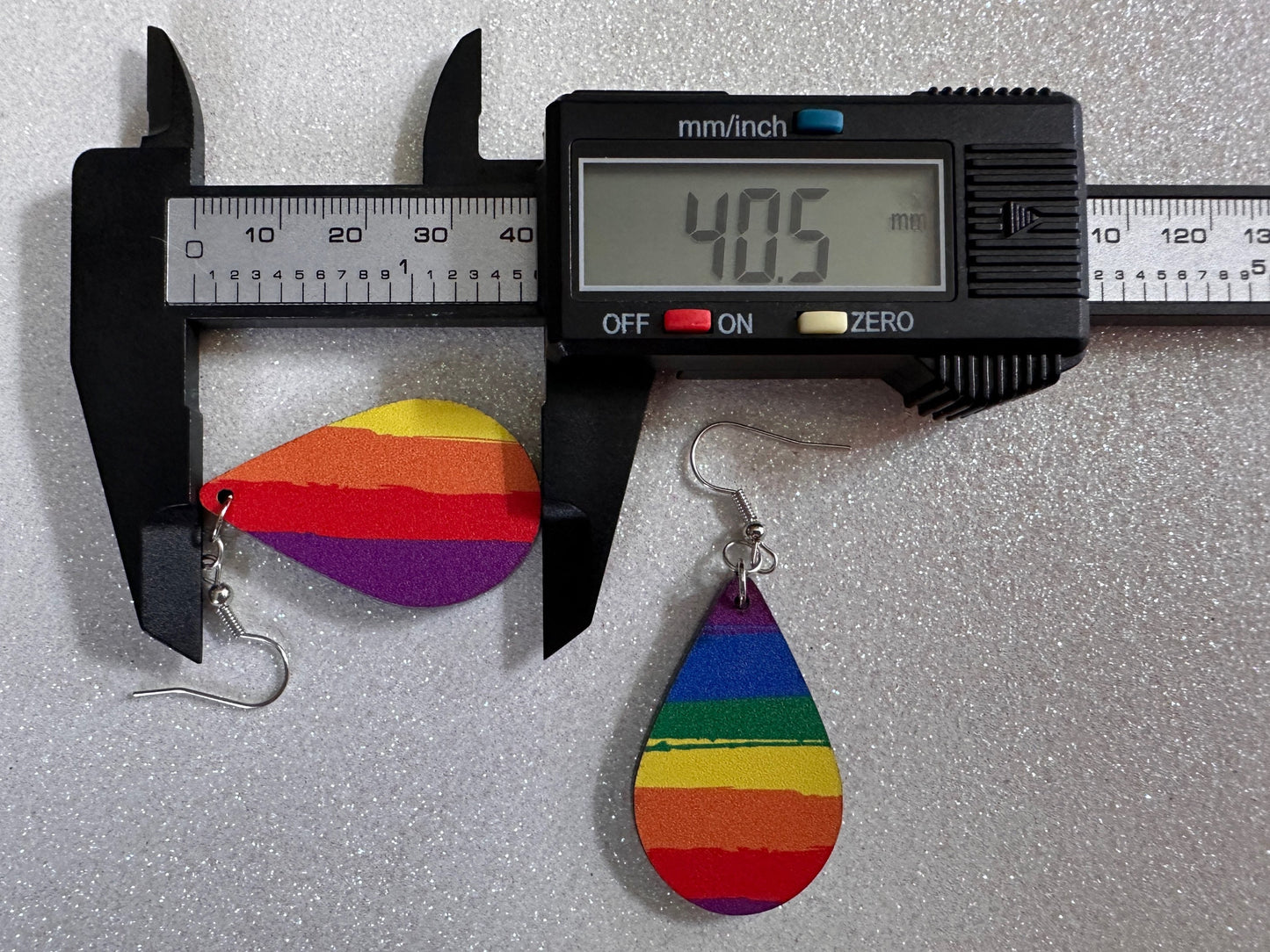 Rainbow Earrings: Laser Cut Acrylic Rainbows, Pride, Hawaii, Stripes, Summer Vibes, Happy, Colorful, Best Gifts for Her/Him/Them