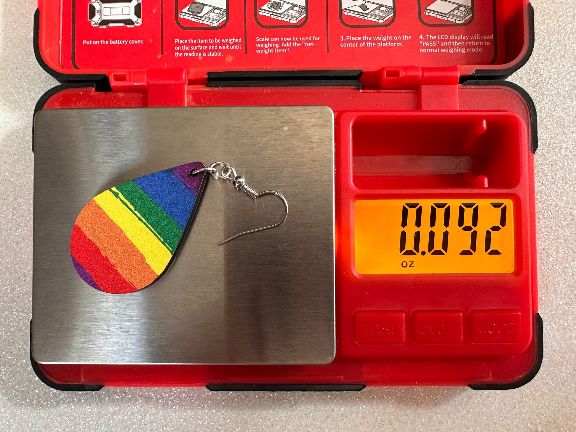 Rainbow Earrings: Laser Cut Acrylic Rainbows, Pride, Hawaii, Stripes, Summer Vibes, Happy, Colorful, Best Gifts for Her/Him/Them