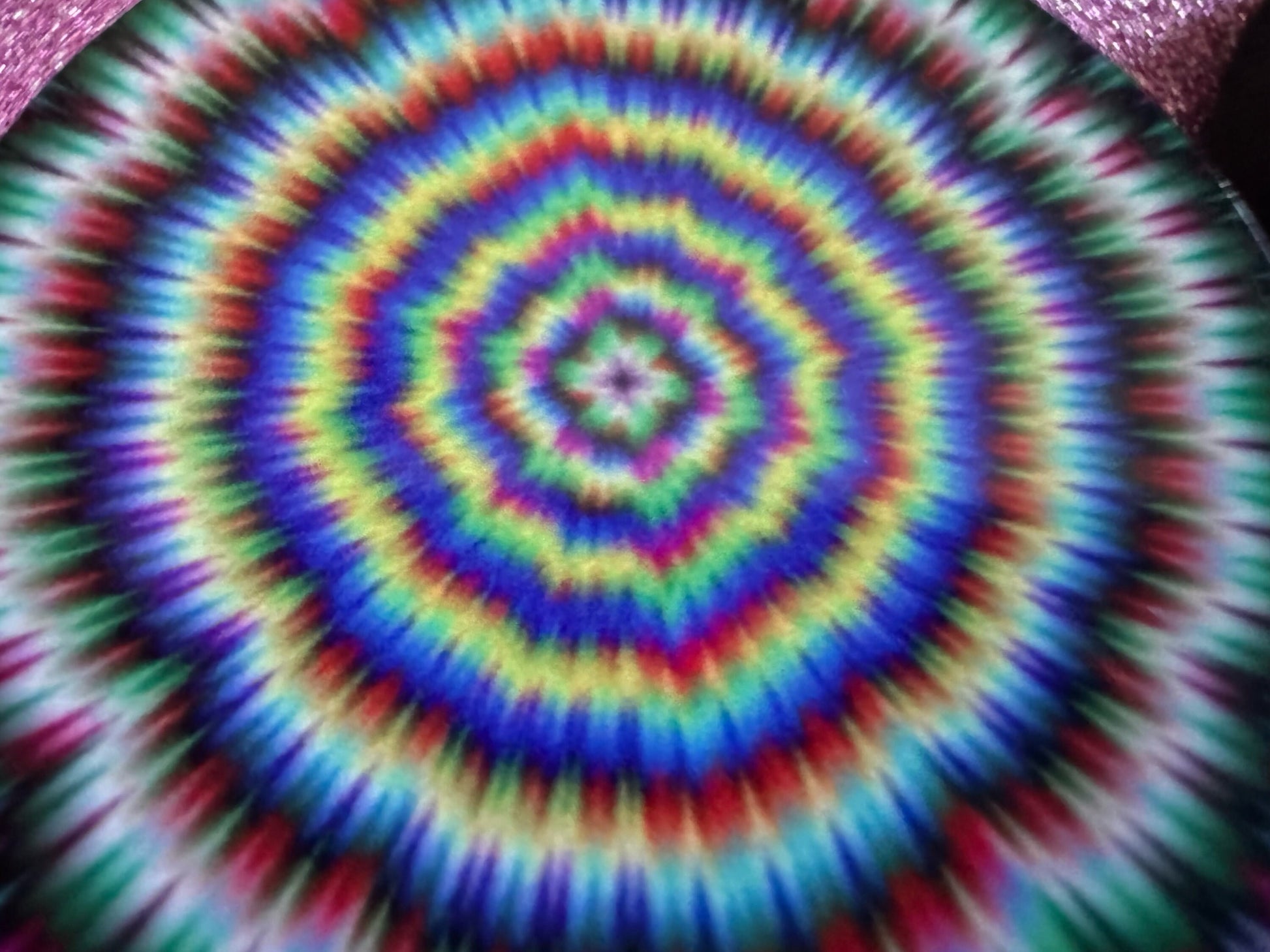 Rainbow Psychedelic Optical Illusion Earrings: Sublimated Illusions, Unique Earrings, Quirky Jewelry, Hypnotic, Best Gifts for Her/Him/Them