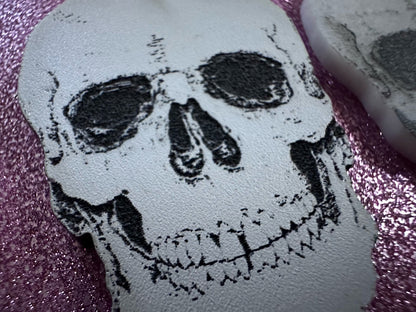 Realistic Skull Earrings: Laser Cut Acrylic Skulls, Halloween, Bones, Engraved Skulls, Scary, Anatomy, Spooky, Best Gifts for Her/Him/Them