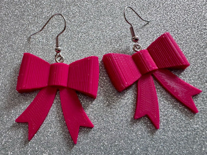 Red Bows: Laser Cut Acrylic Christmas Bows, Presents, Gifts, Xmas, X-mas, Birthday, Special, Best Gifts for Her/Him/Them