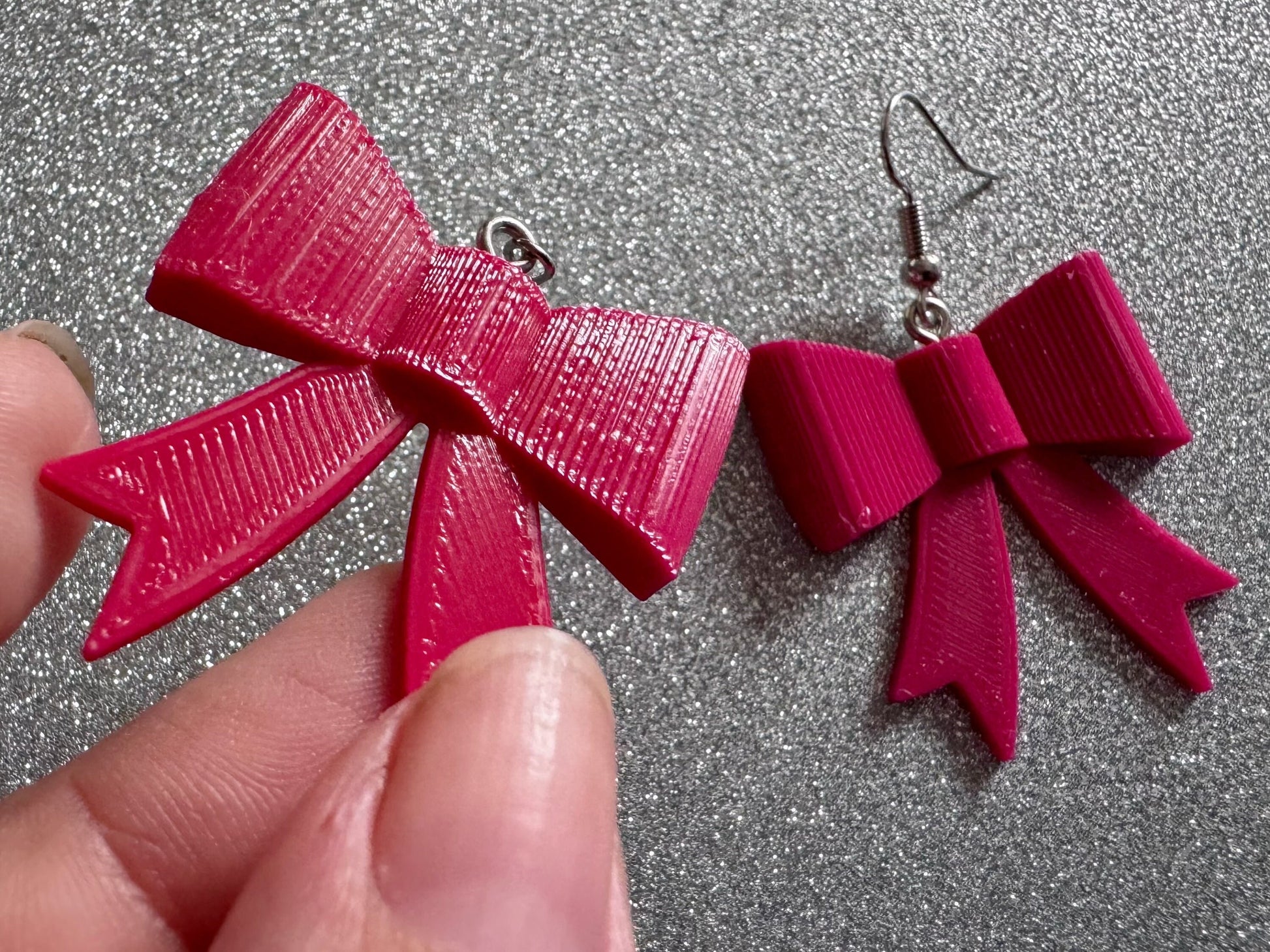 Red Bows: Laser Cut Acrylic Christmas Bows, Presents, Gifts, Xmas, X-mas, Birthday, Special, Best Gifts for Her/Him/Them
