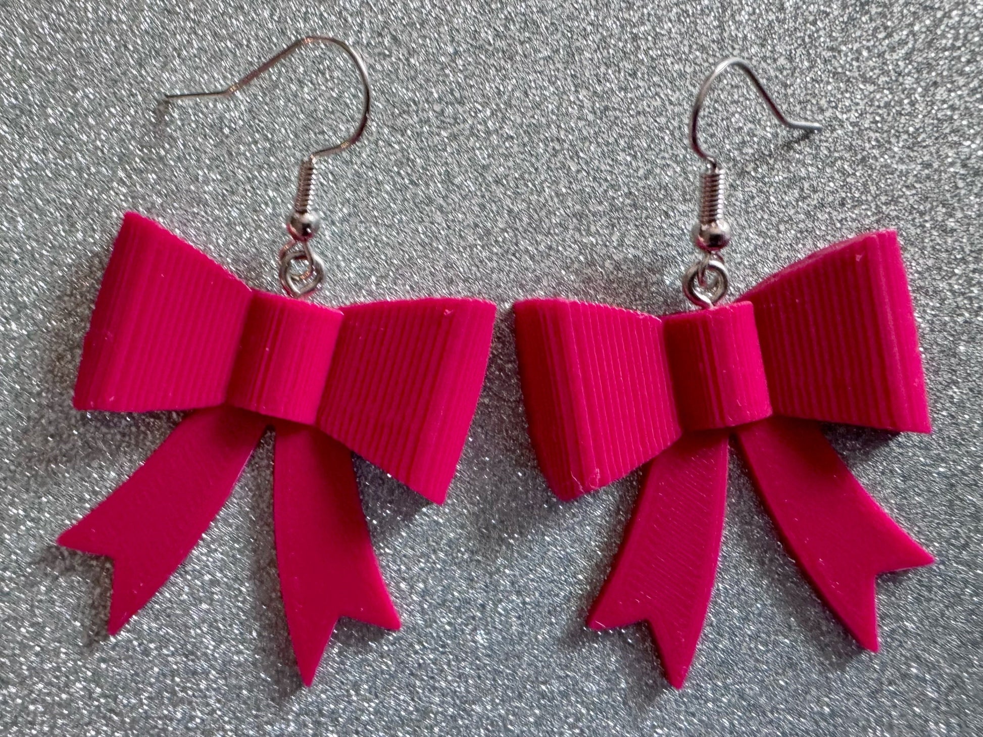 Red Bows: Laser Cut Acrylic Christmas Bows, Presents, Gifts, Xmas, X-mas, Birthday, Special, Best Gifts for Her/Him/Them