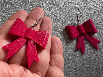 Red Bows: Laser Cut Acrylic Christmas Bows, Presents, Gifts, Xmas, X-mas, Birthday, Special, Best Gifts for Her/Him/Them