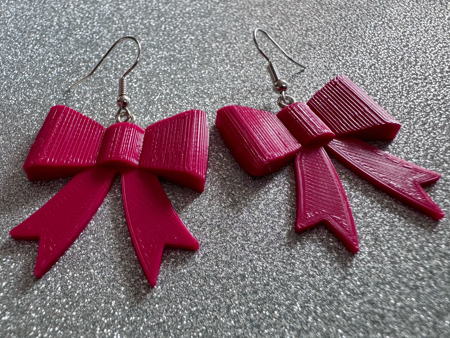 Red Bows: Laser Cut Acrylic Christmas Bows, Presents, Gifts, Xmas, X-mas, Birthday, Special, Best Gifts for Her/Him/Them