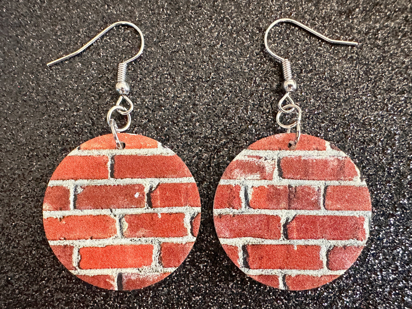 Red Brick Earrings: Laser Cut Acrylic Bricks, Brick Wall, Construction, Brick, Architecture, Building, Preppy, Best Gifts for Her/Him/Them