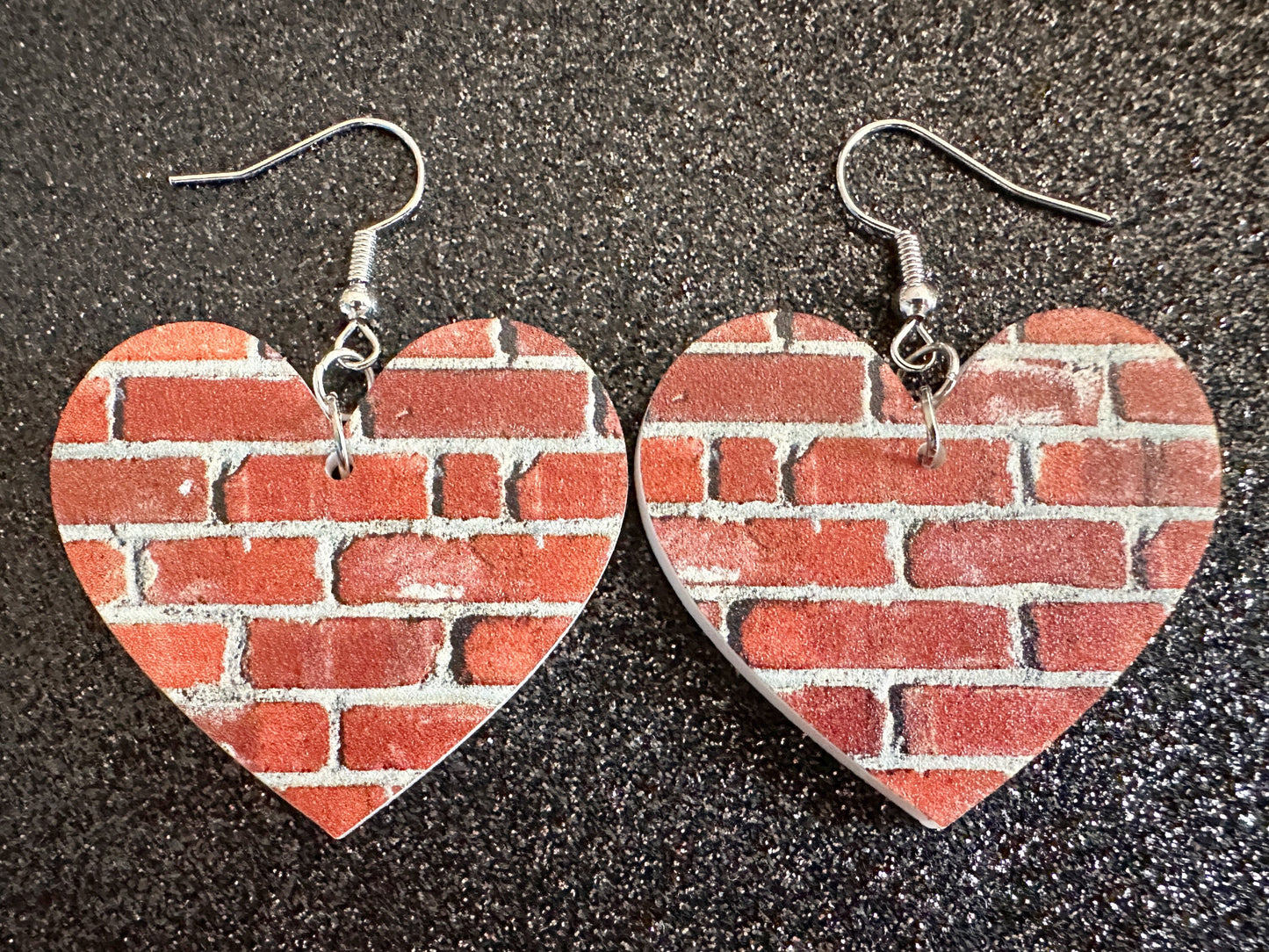 Red Brick Earrings: Laser Cut Acrylic Bricks, Brick Wall, Construction, Brick, Architecture, Building, Preppy, Best Gifts for Her/Him/Them