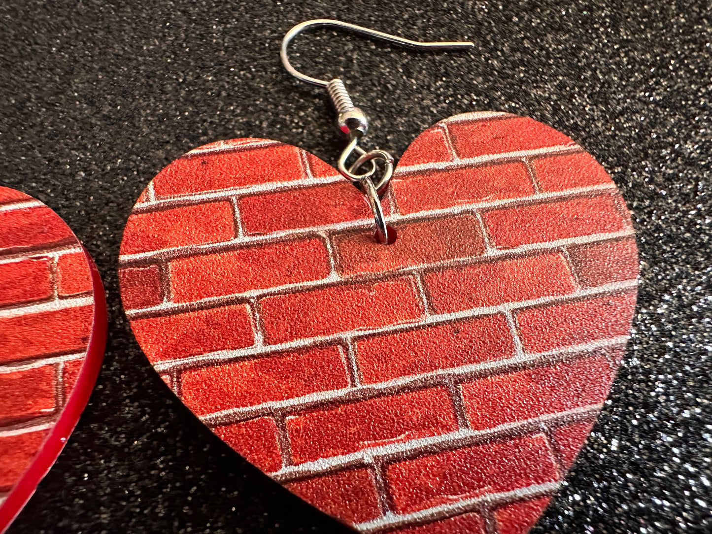 Red Brick Earrings: Laser Cut Acrylic Bricks, Brick Wall, Construction, Brick, Architecture, Building, Preppy, Best Gifts for Her/Him/Them