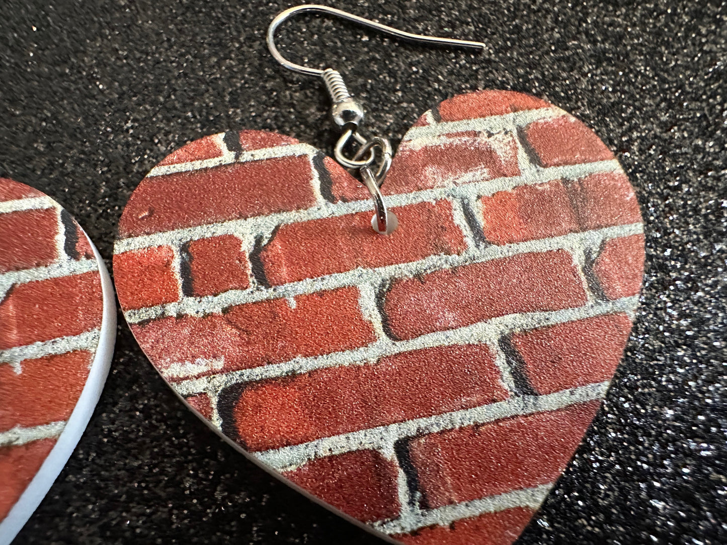 Red Brick Earrings: Laser Cut Acrylic Bricks, Brick Wall, Construction, Brick, Architecture, Building, Preppy, Best Gifts for Her/Him/Them