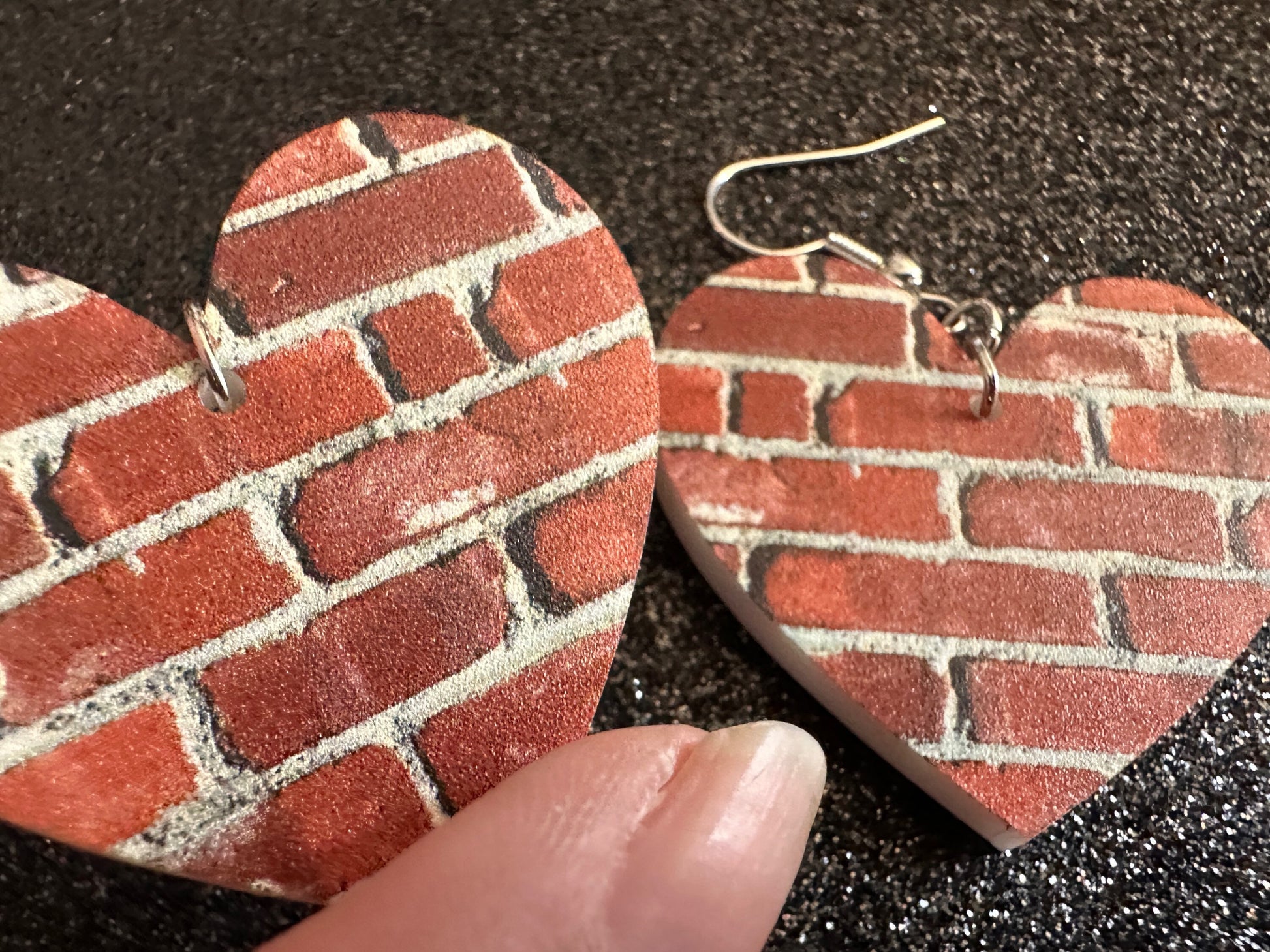 Red Brick Earrings: Laser Cut Acrylic Bricks, Brick Wall, Construction, Brick, Architecture, Building, Preppy, Best Gifts for Her/Him/Them