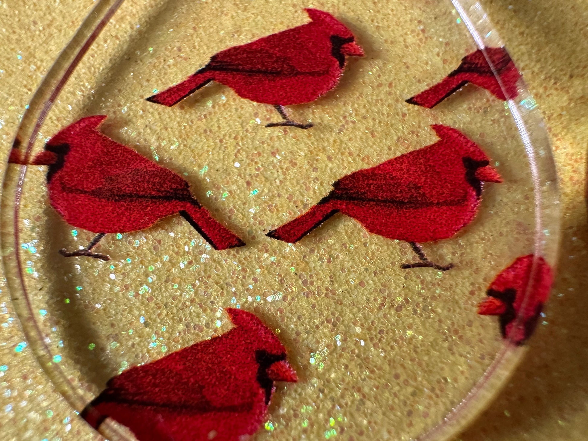 Red Cardinal Earrings: Laser Cut Acrylic Cardinals, Northern Cardinal, Birds, Feathers, Redbird, Zoo, Red Bird, Best Gifts for Her/Him/Them