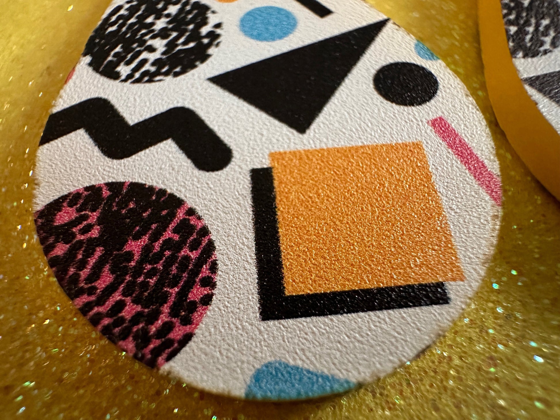 Retro Pettern Earrings: Laser Cut Acrylic Earrings, Colorful, Fun, Old School, Shapes, Colors, Patterns, Unique, Best Gifts for Her/Him/Them