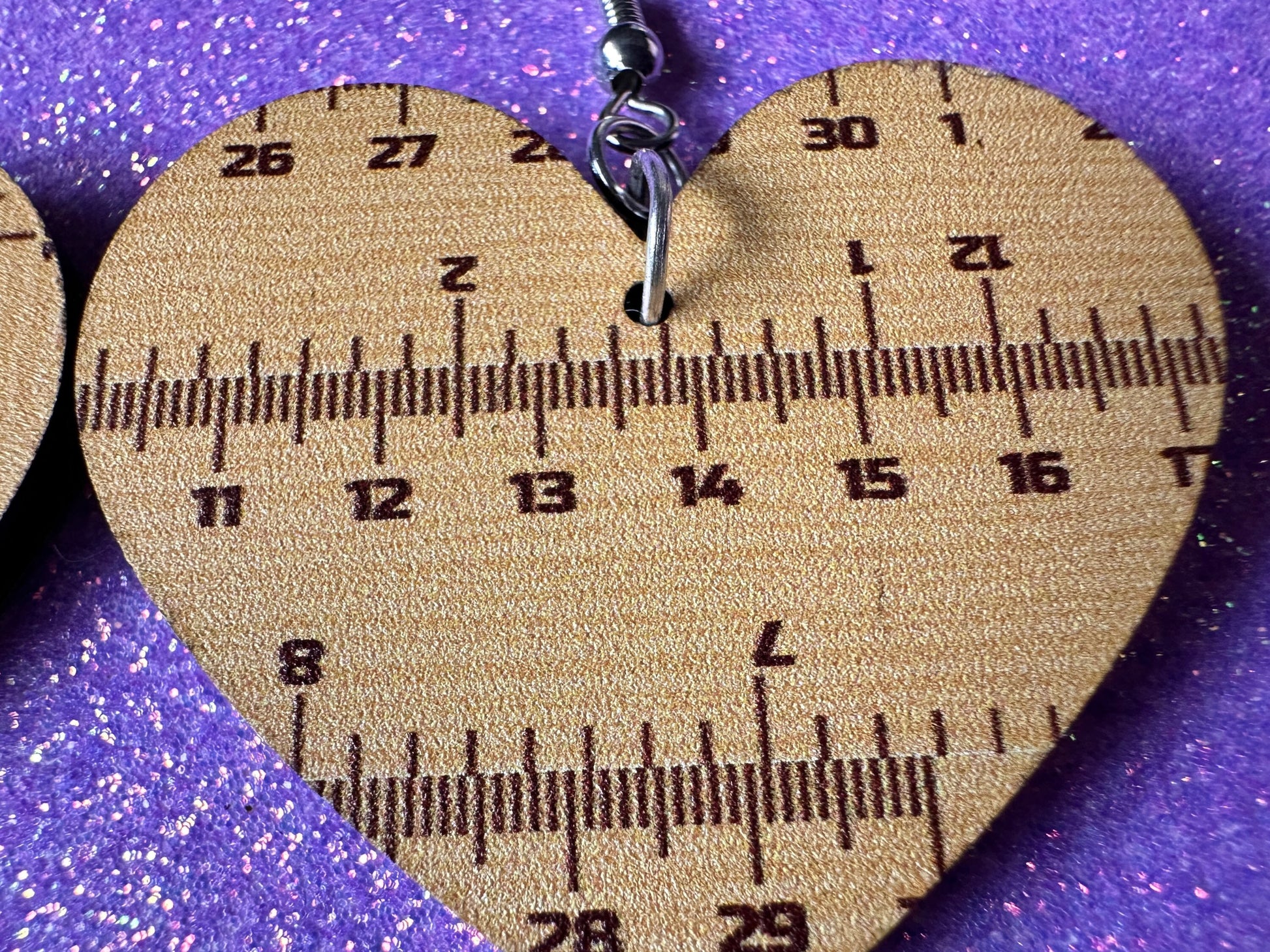 Ruler Earrings: Laser Cut Acrylic Rulers, Back to School, Teachers, Students, Inches, Math, Education, Metric, Best Gifts for Her/Him/Them