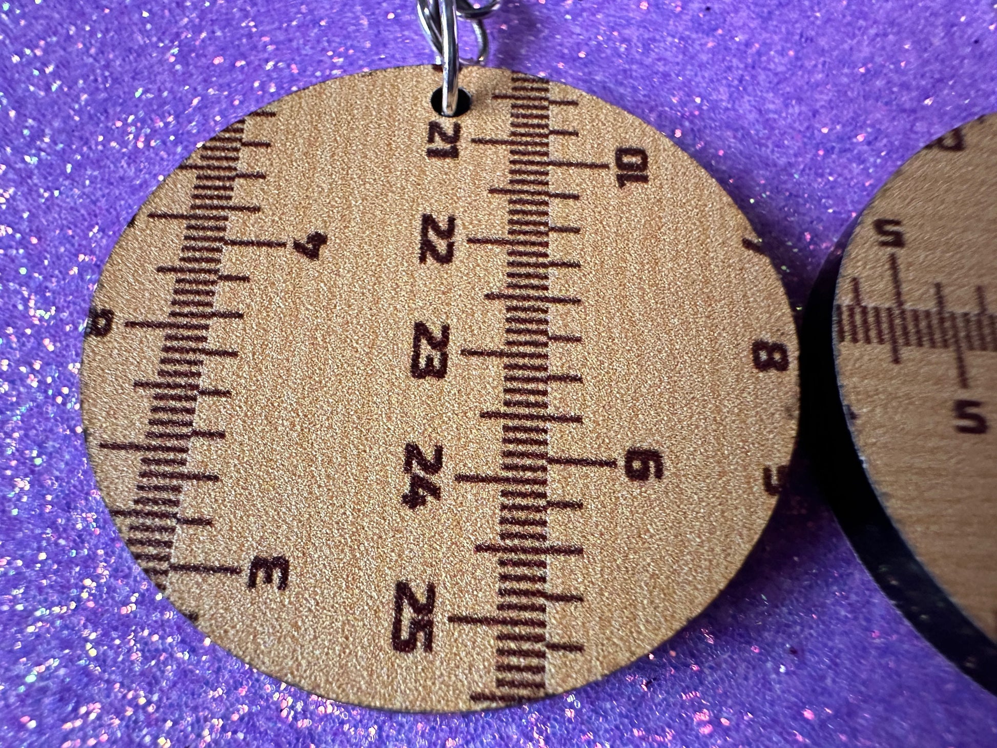 Ruler Earrings: Laser Cut Acrylic Rulers, Back to School, Teachers, Students, Inches, Math, Education, Metric, Best Gifts for Her/Him/Them