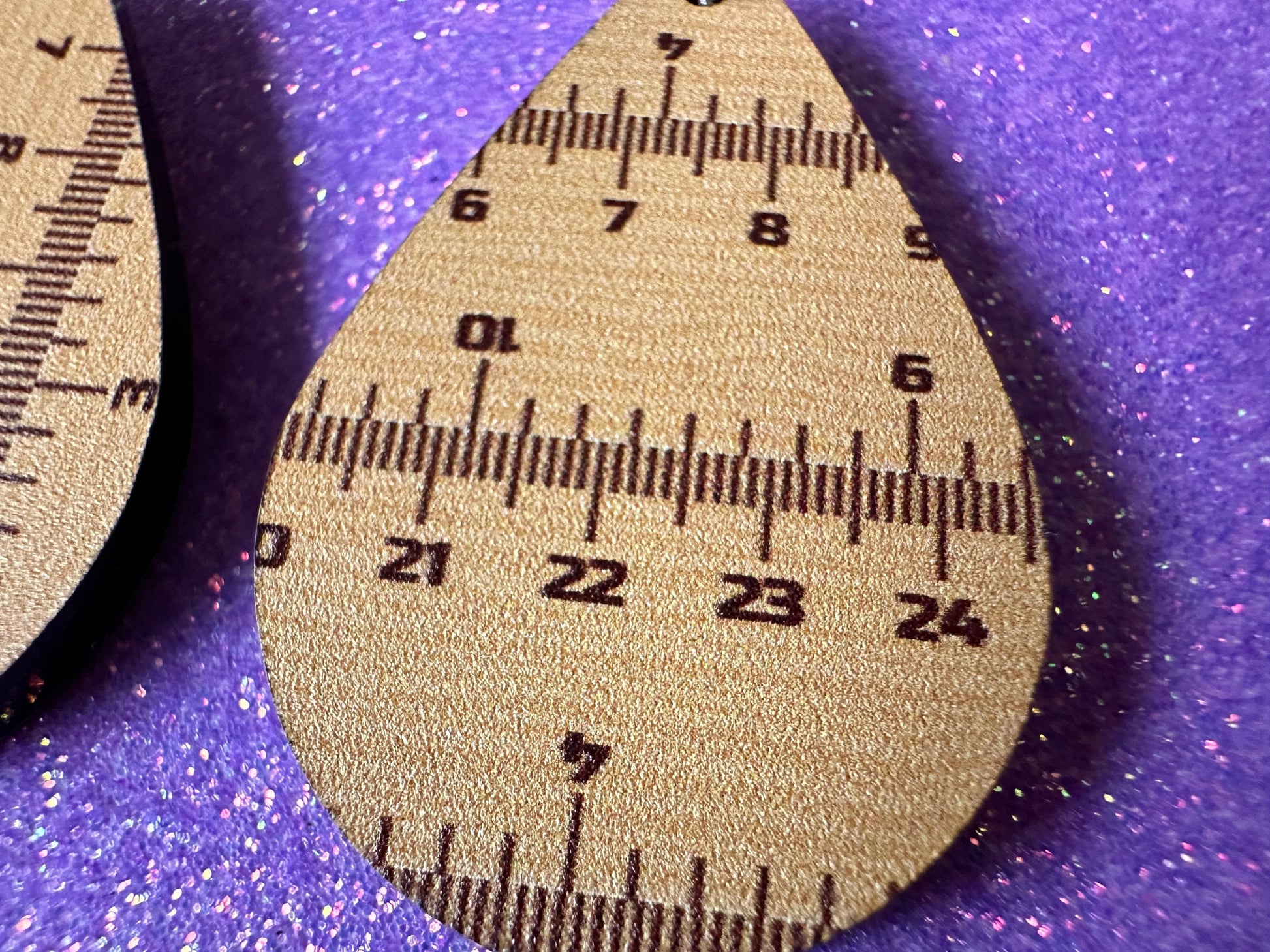 Ruler Earrings: Laser Cut Acrylic Rulers, Back to School, Teachers, Students, Inches, Math, Education, Metric, Best Gifts for Her/Him/Them