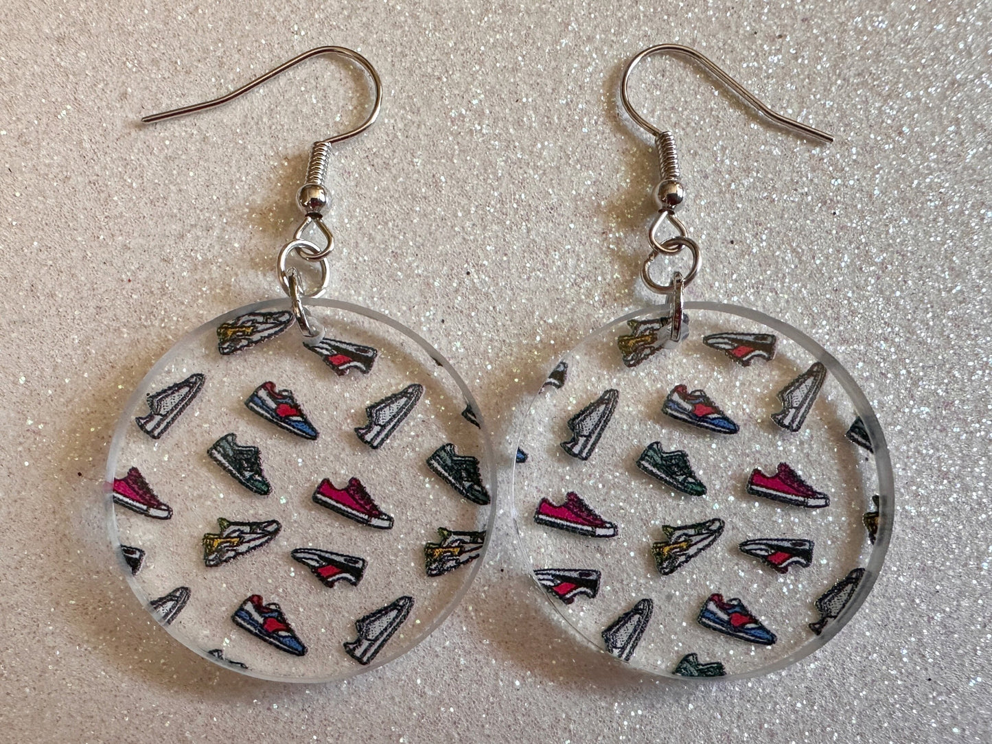 Running Shoes Earrings: Laser Cut Acrylic Shoes, Sports Shoes, Sneakers, Runner, Fashion, Track, Trainer, Sport, Best Gifts for Her/Him/Them