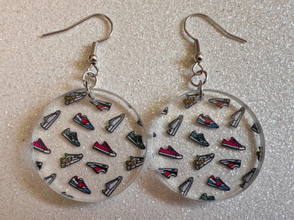 Running Shoes Earrings: Laser Cut Acrylic Shoes, Sports Shoes, Sneakers, Runner, Fashion, Track, Trainer, Sport, Best Gifts for Her/Him/Them