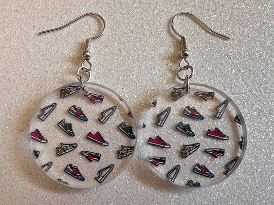 Running Shoes Earrings: Laser Cut Acrylic Shoes, Sports Shoes, Sneakers, Runner, Fashion, Track, Trainer, Sport, Best Gifts for Her/Him/Them