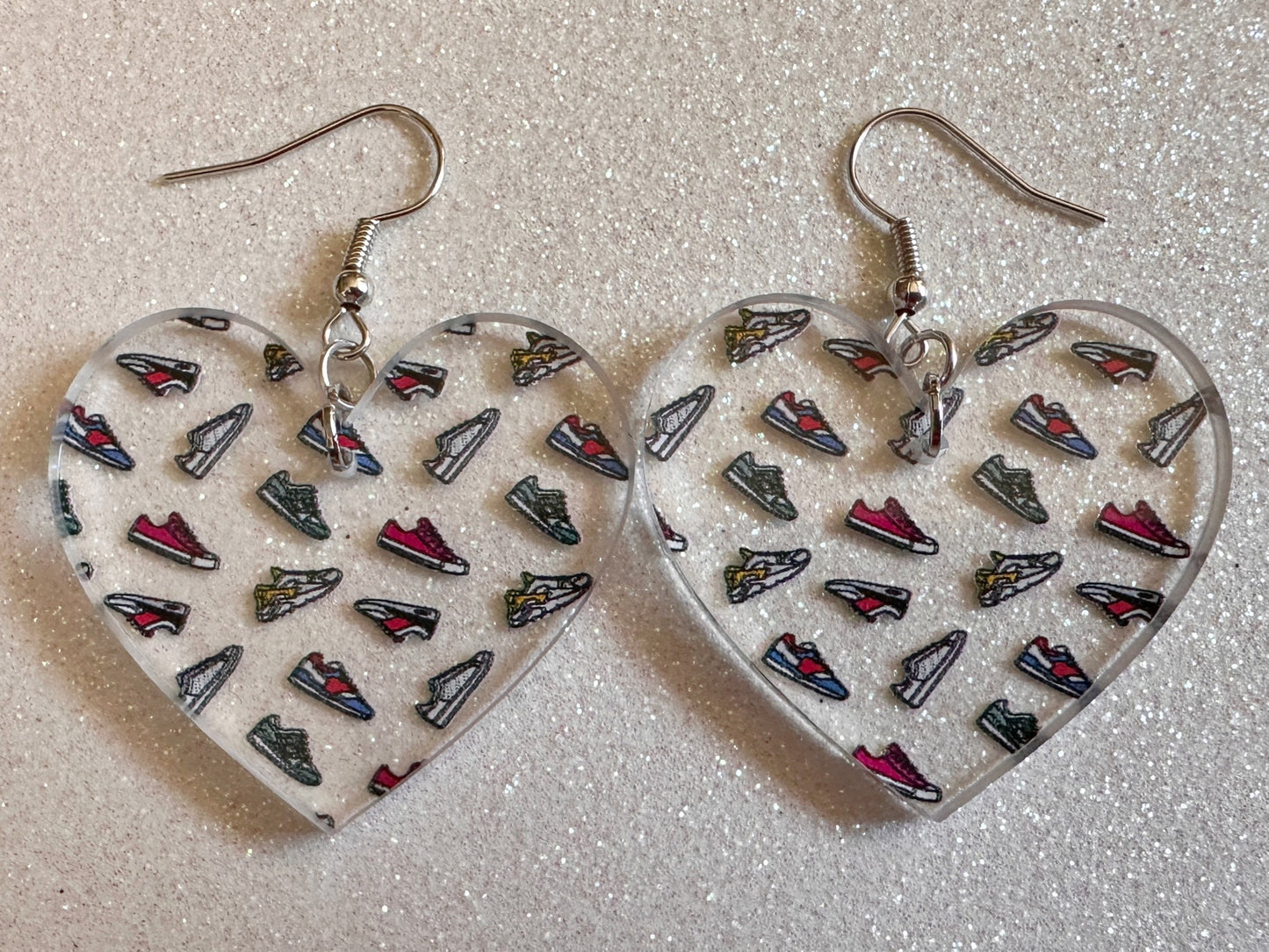 Running Shoes Earrings: Laser Cut Acrylic Shoes, Sports Shoes, Sneakers, Runner, Fashion, Track, Trainer, Sport, Best Gifts for Her/Him/Them