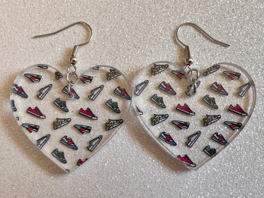 Running Shoes Earrings: Laser Cut Acrylic Shoes, Sports Shoes, Sneakers, Runner, Fashion, Track, Trainer, Sport, Best Gifts for Her/Him/Them
