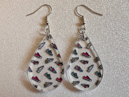 Running Shoes Earrings: Laser Cut Acrylic Shoes, Sports Shoes, Sneakers, Runner, Fashion, Track, Trainer, Sport, Best Gifts for Her/Him/Them