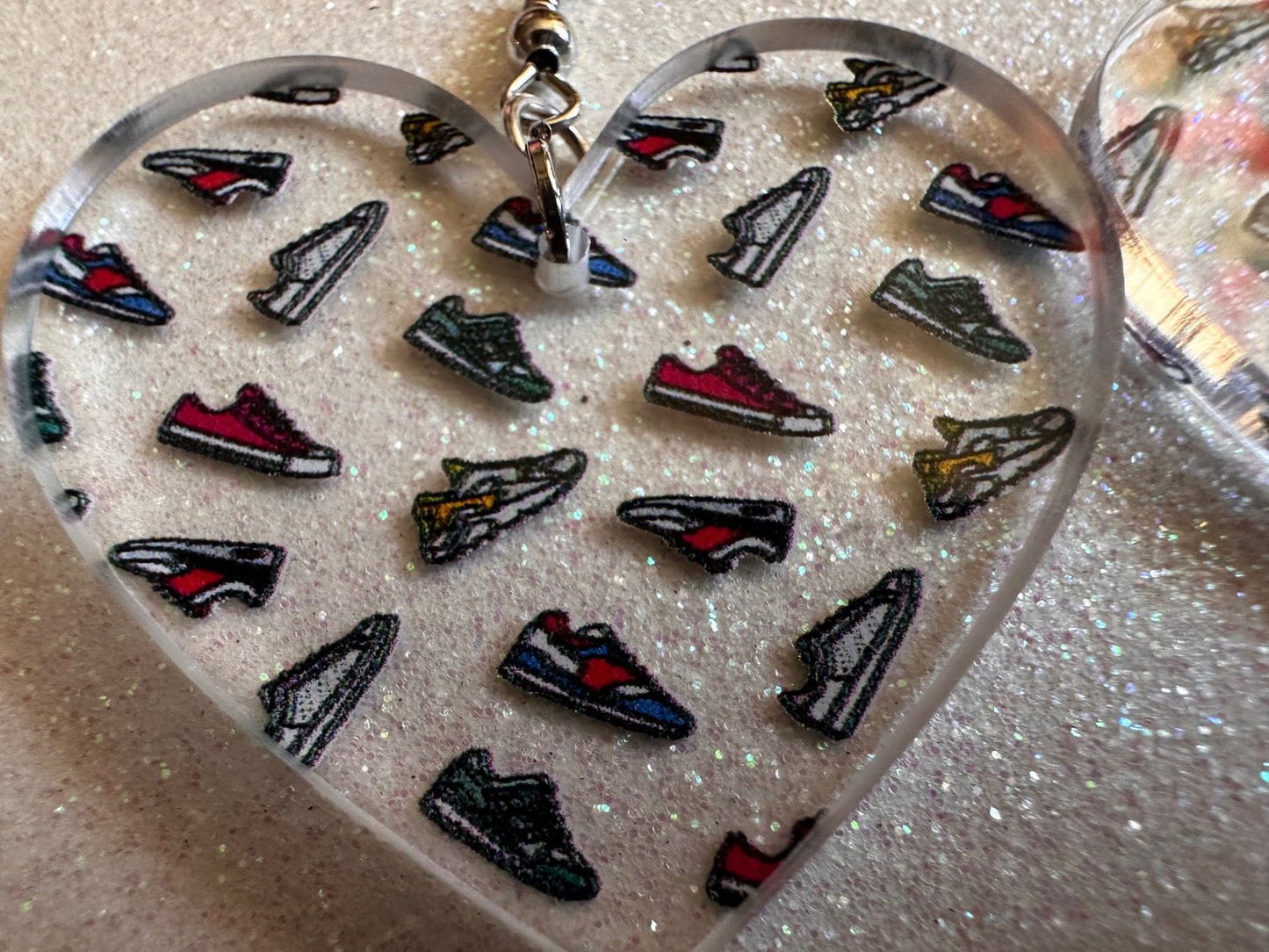 Running Shoes Earrings: Laser Cut Acrylic Shoes, Sports Shoes, Sneakers, Runner, Fashion, Track, Trainer, Sport, Best Gifts for Her/Him/Them