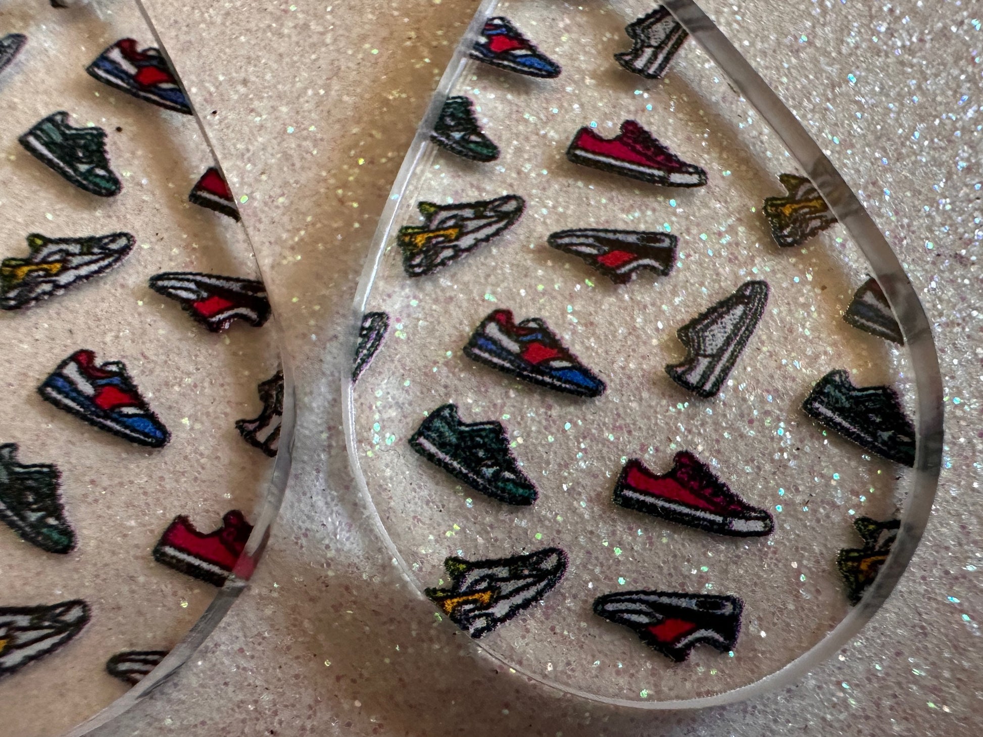 Running Shoes Earrings: Laser Cut Acrylic Shoes, Sports Shoes, Sneakers, Runner, Fashion, Track, Trainer, Sport, Best Gifts for Her/Him/Them