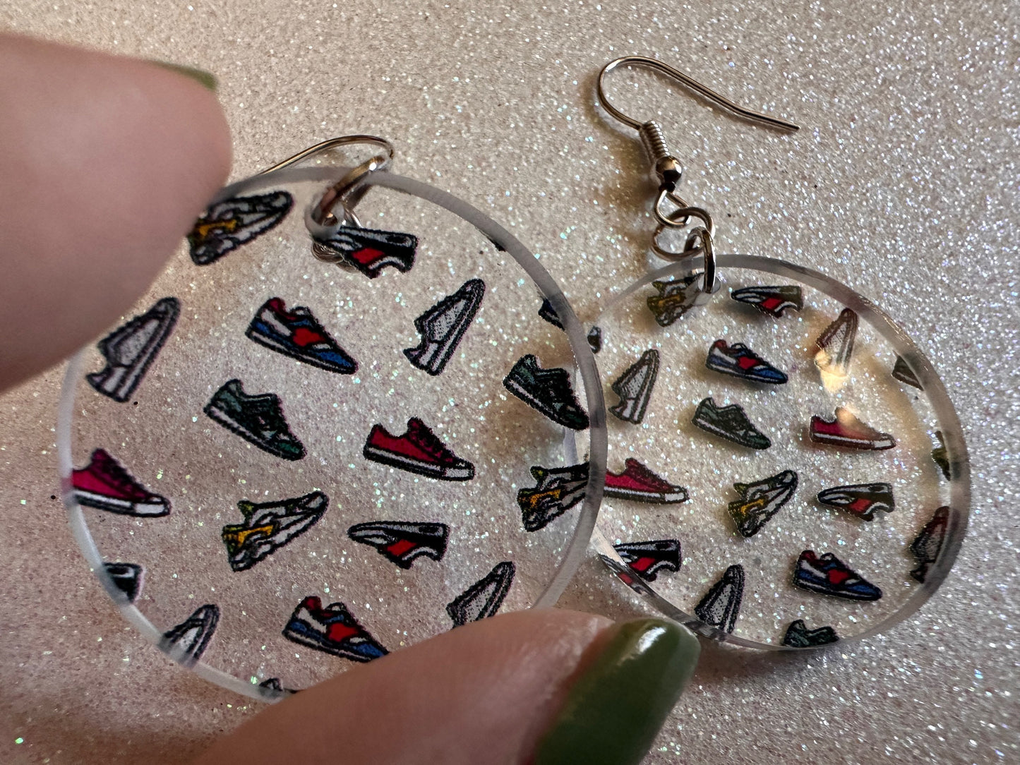 Running Shoes Earrings: Laser Cut Acrylic Shoes, Sports Shoes, Sneakers, Runner, Fashion, Track, Trainer, Sport, Best Gifts for Her/Him/Them