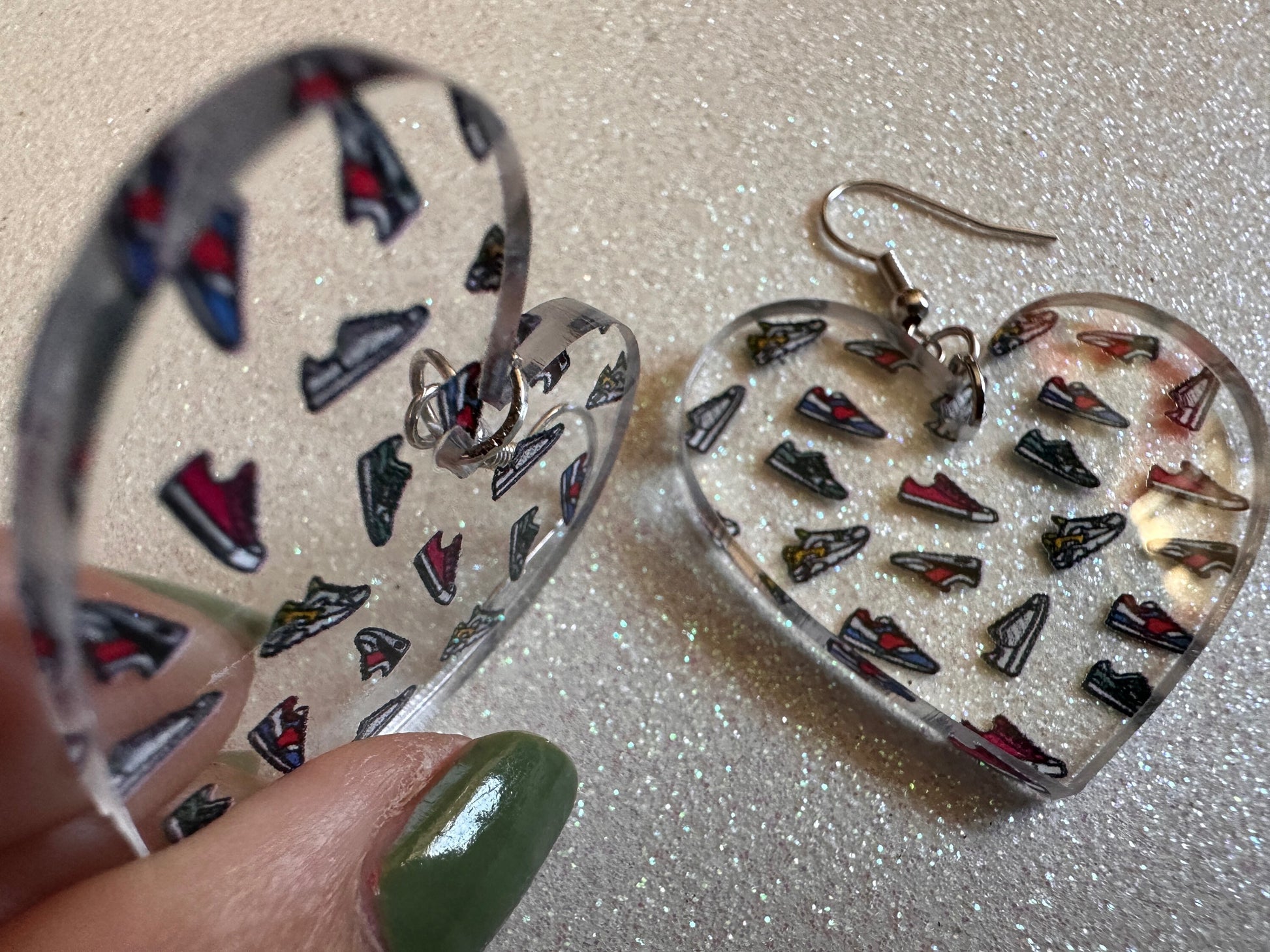Running Shoes Earrings: Laser Cut Acrylic Shoes, Sports Shoes, Sneakers, Runner, Fashion, Track, Trainer, Sport, Best Gifts for Her/Him/Them