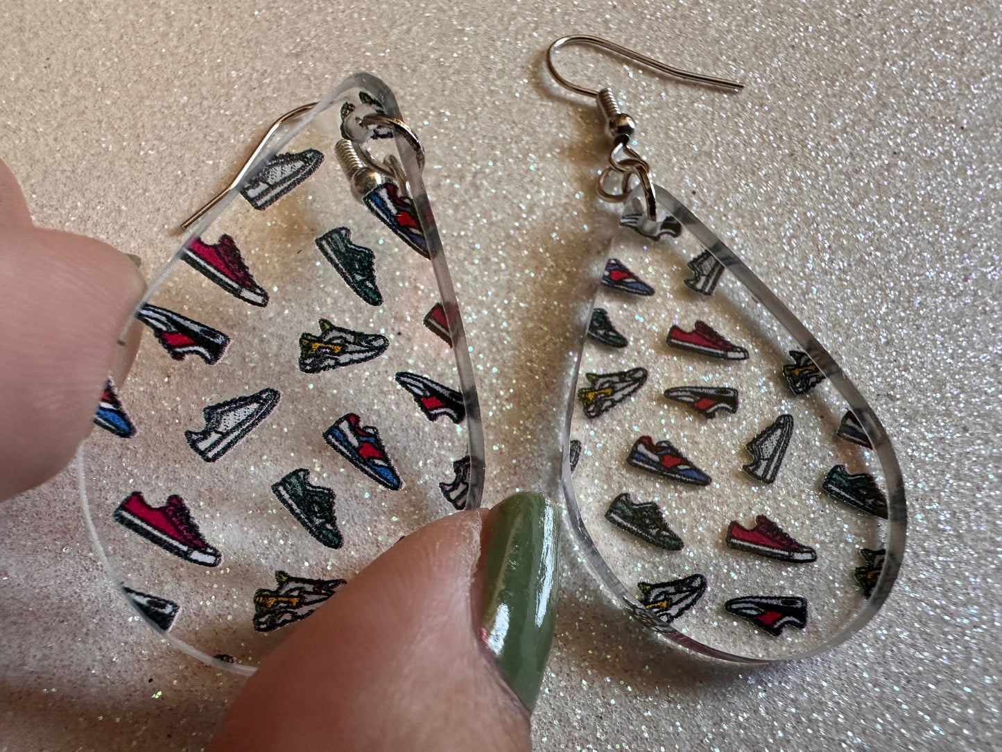 Running Shoes Earrings: Laser Cut Acrylic Shoes, Sports Shoes, Sneakers, Runner, Fashion, Track, Trainer, Sport, Best Gifts for Her/Him/Them